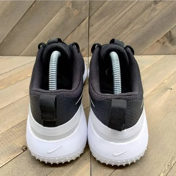Nike RosheβG Golf Shoes Womens Size 9.5 Black White Nike Golf Spikeless - Picture 4 of 8